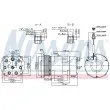 Compresseur, climatisation NISSENS 89703 - Visuel 1