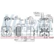 Compresseur, climatisation NISSENS 899927 - Visuel 1
