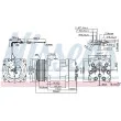 Compresseur, climatisation NISSENS 899930 - Visuel 1