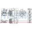 Compresseur, climatisation NISSENS 899945 - Visuel 1