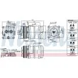 Compresseur, climatisation NISSENS 899947 - Visuel 1