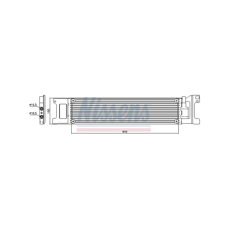 Radiateur d'huile NISSENS 90635