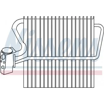 Evaporateur climatisation NISSENS