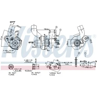 Turbocompresseur, suralimentation NISSENS