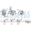 Turbocompresseur, suralimentation NISSENS 93041 - Visuel 1