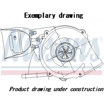 Turbocompresseur, suralimentation NISSENS 93058