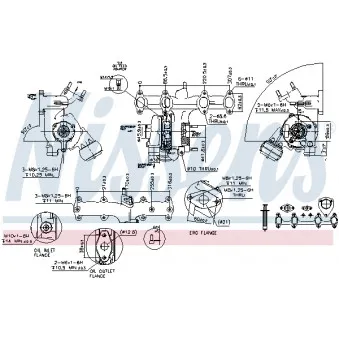 Turbocompresseur, suralimentation NISSENS