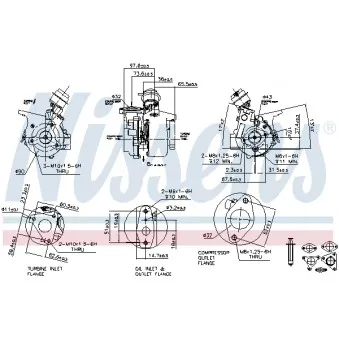 Turbocompresseur, suralimentation NISSENS