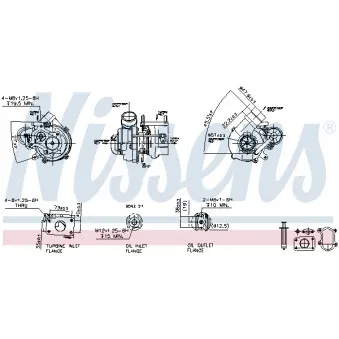Turbocompresseur, suralimentation NISSENS