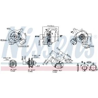 Turbocompresseur, suralimentation NISSENS