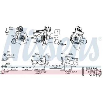 Turbocompresseur, suralimentation NISSENS