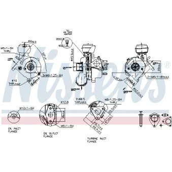 Turbocompresseur, suralimentation NISSENS