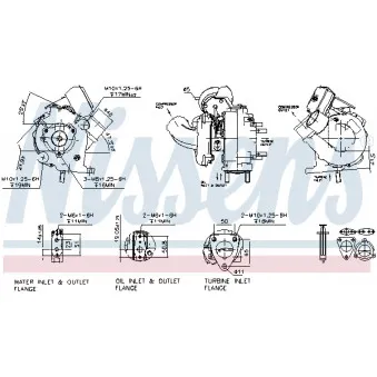 Turbocompresseur, suralimentation NISSENS