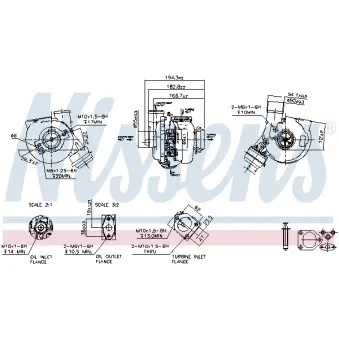 Turbocompresseur, suralimentation NISSENS