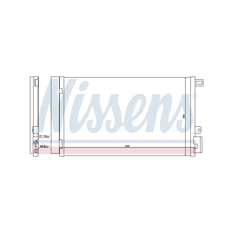 Condenseur, climatisation NISSENS 940024