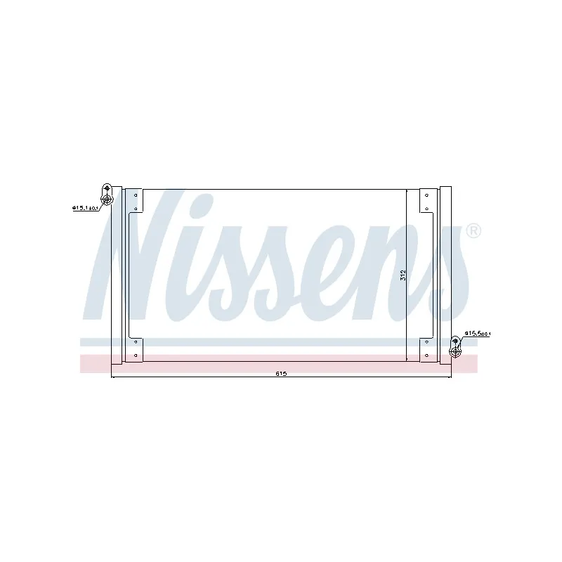 Condenseur, climatisation NISSENS 940025