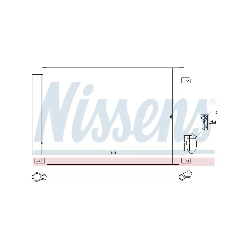 Condenseur, climatisation NISSENS 940028