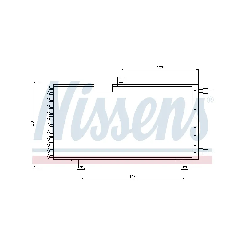 Condenseur, climatisation NISSENS 94005