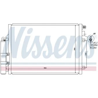 Condenseur, climatisation NISSENS 940074