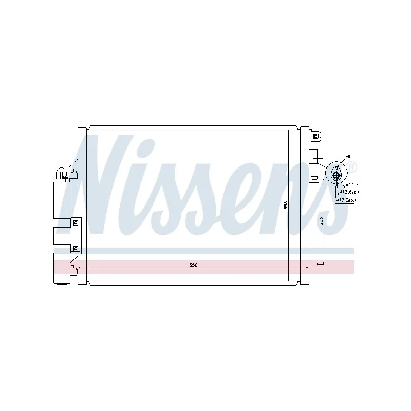 Condenseur, climatisation NISSENS 940074