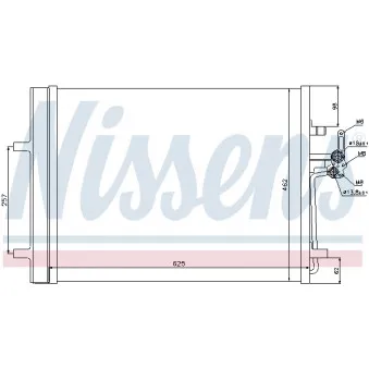 Condenseur, climatisation NISSENS 940088