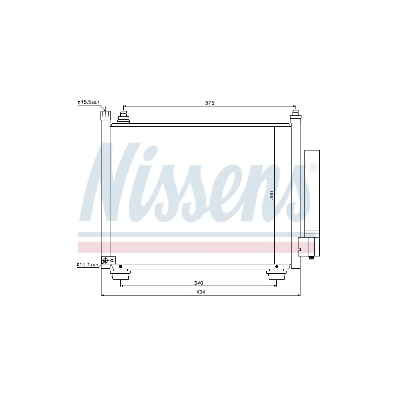 Condenseur, climatisation NISSENS 940092