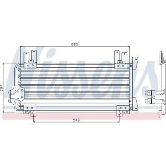 Condenseur, climatisation NISSENS 94012