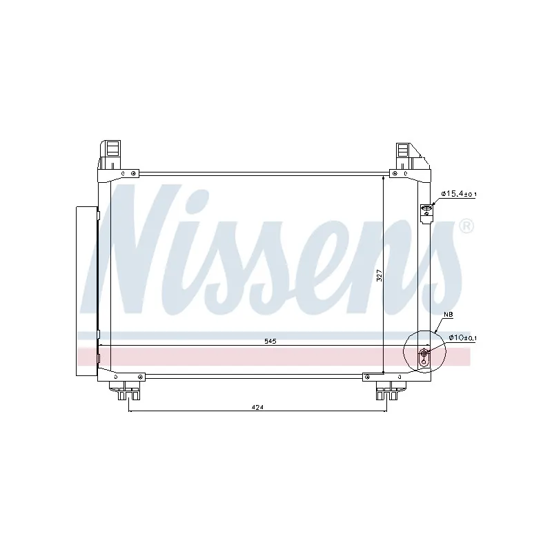 Condenseur, climatisation NISSENS 940131