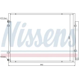 Condenseur, climatisation NISSENS 940168