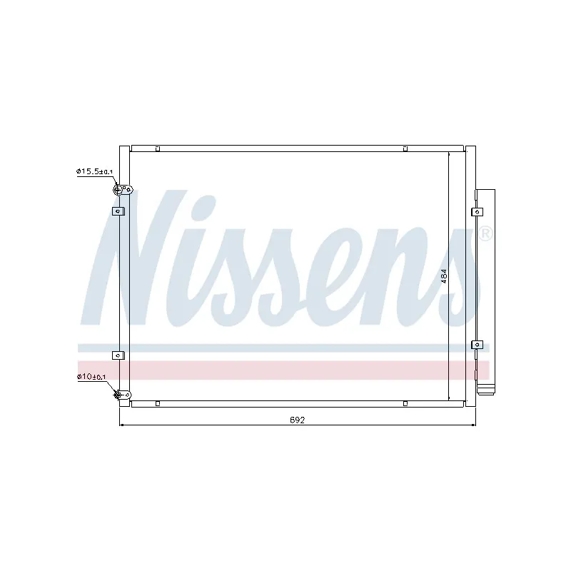 Condenseur, climatisation NISSENS 940168