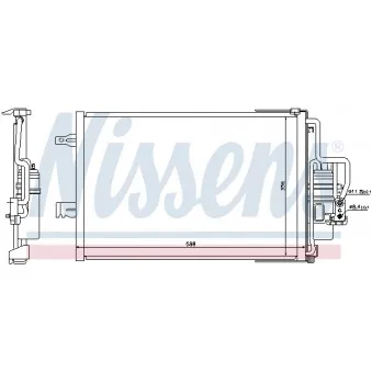 Condenseur, climatisation NISSENS 940177