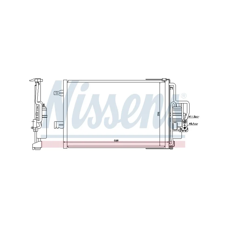 Condenseur, climatisation NISSENS 940177