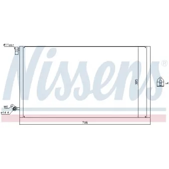 Condenseur, climatisation NISSENS 940187