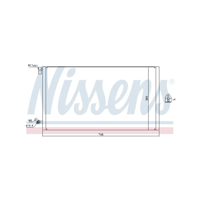 Condenseur, climatisation NISSENS 940187