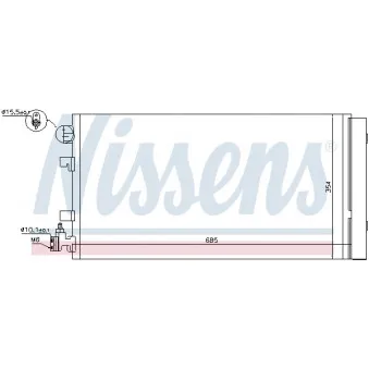Condenseur, climatisation NISSENS 940195