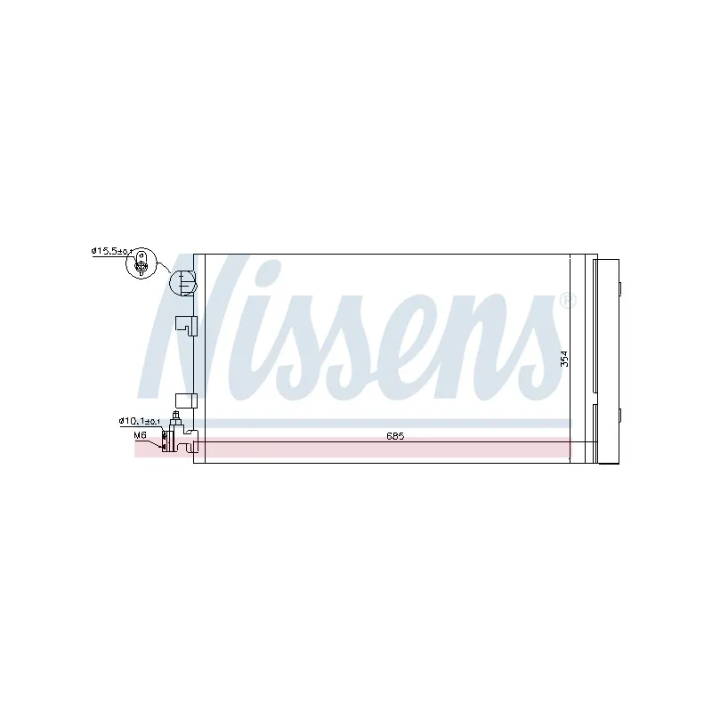 Condenseur, climatisation NISSENS 940195