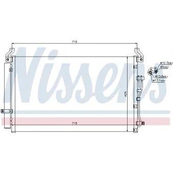 Condenseur, climatisation NISSENS 940212