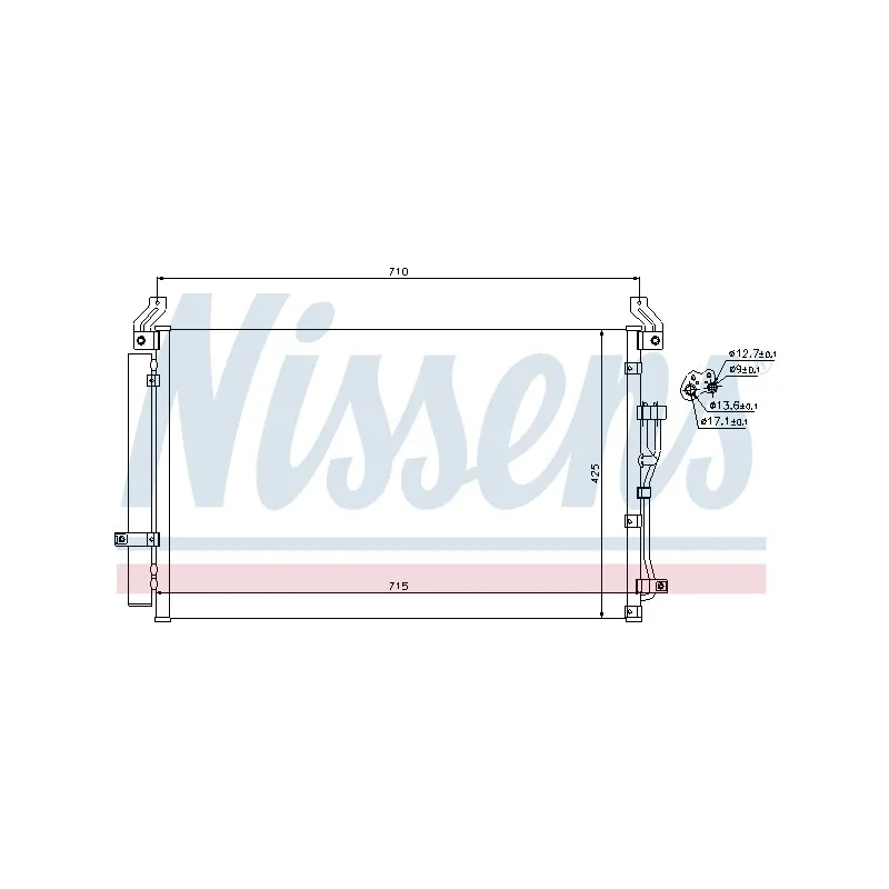 Condenseur, climatisation NISSENS 940212