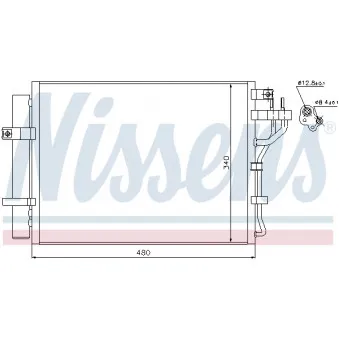 Condenseur, climatisation NISSENS 940219