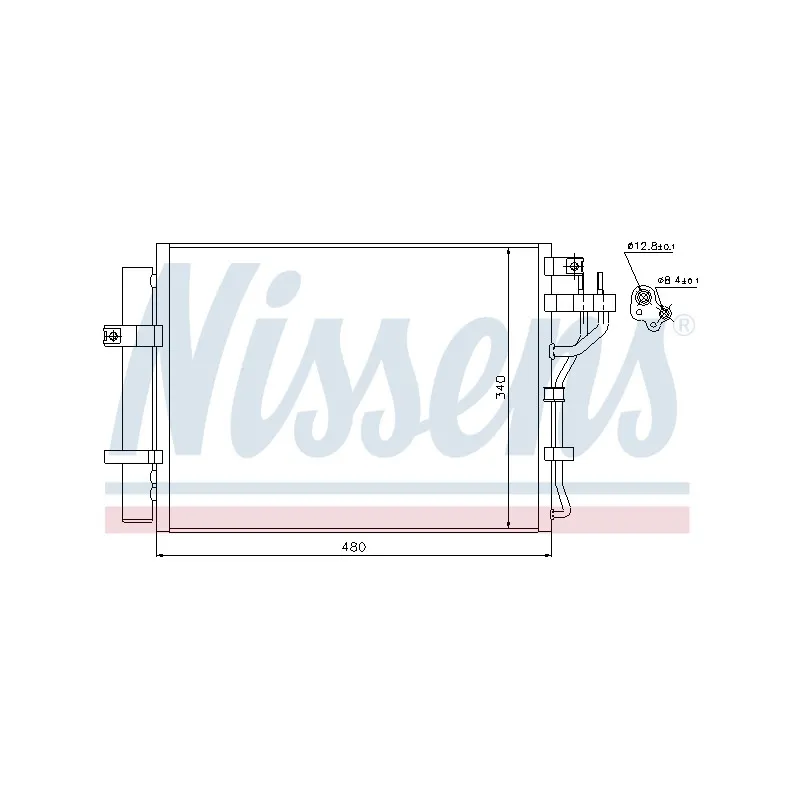Condenseur, climatisation NISSENS 940219