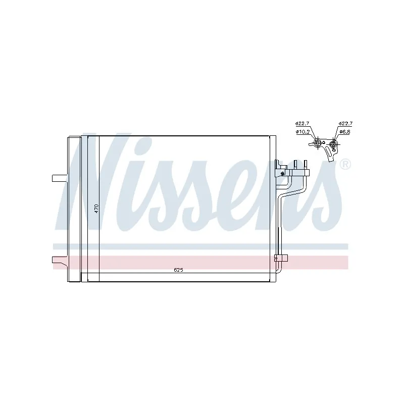 Condenseur, climatisation NISSENS 940223