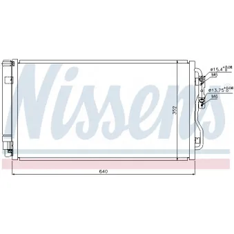 Condenseur, climatisation NISSENS 940236