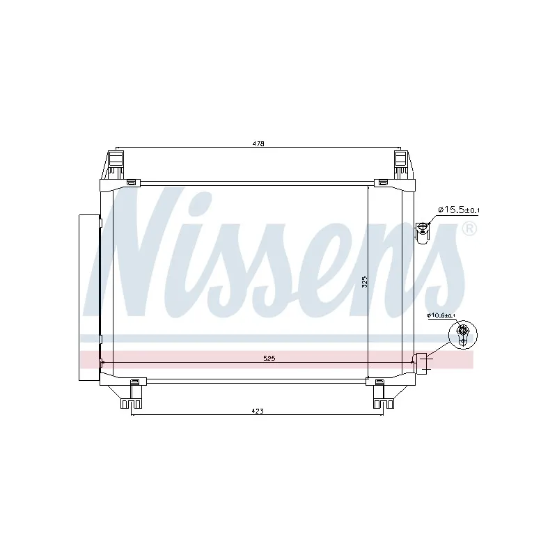 Condenseur, climatisation NISSENS 940271