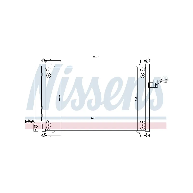 Condenseur, climatisation NISSENS 940310