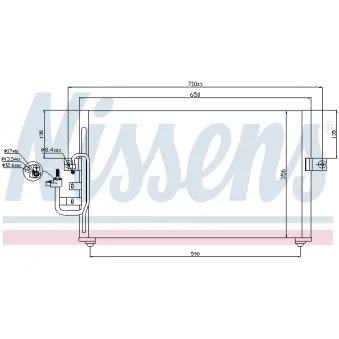 Condenseur, climatisation NISSENS 940312