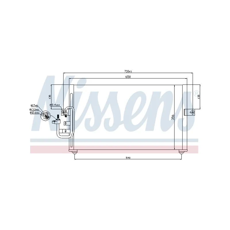 Condenseur, climatisation NISSENS 940312