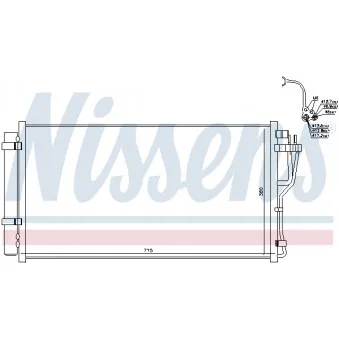 Condenseur, climatisation NISSENS 940383