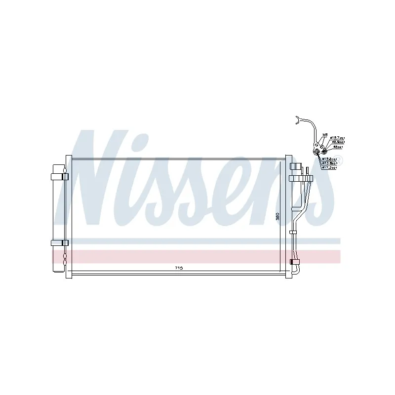 Condenseur, climatisation NISSENS 940383
