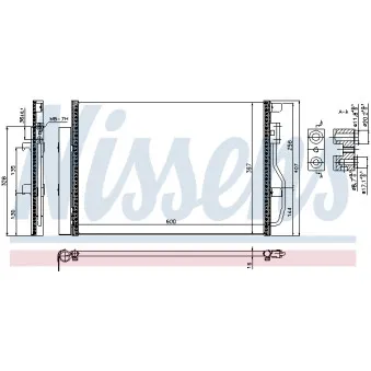 Condenseur, climatisation NISSENS 940389