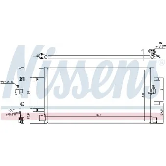 Condenseur, climatisation NISSENS 940453